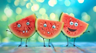 Watermelon-Inspired HD Wallpapers: Cute Digital Backgrounds