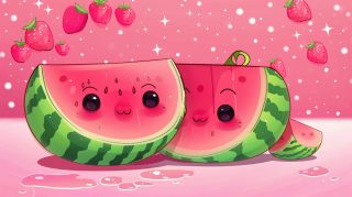 Charming Cute Watermelon HD Wallpapers for Every PC