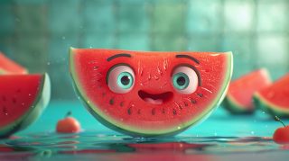 Vivid Watermelon Wallpapers: Free AI Designs for Everyone