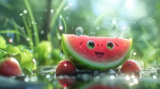 8K Resolution Watermelon Wallpapers: Cute and Fun