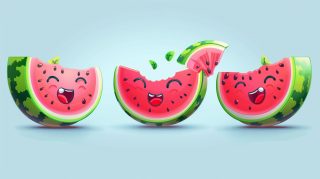 Playful Watermelon Cartoon Pictures: HD and Stock Photos