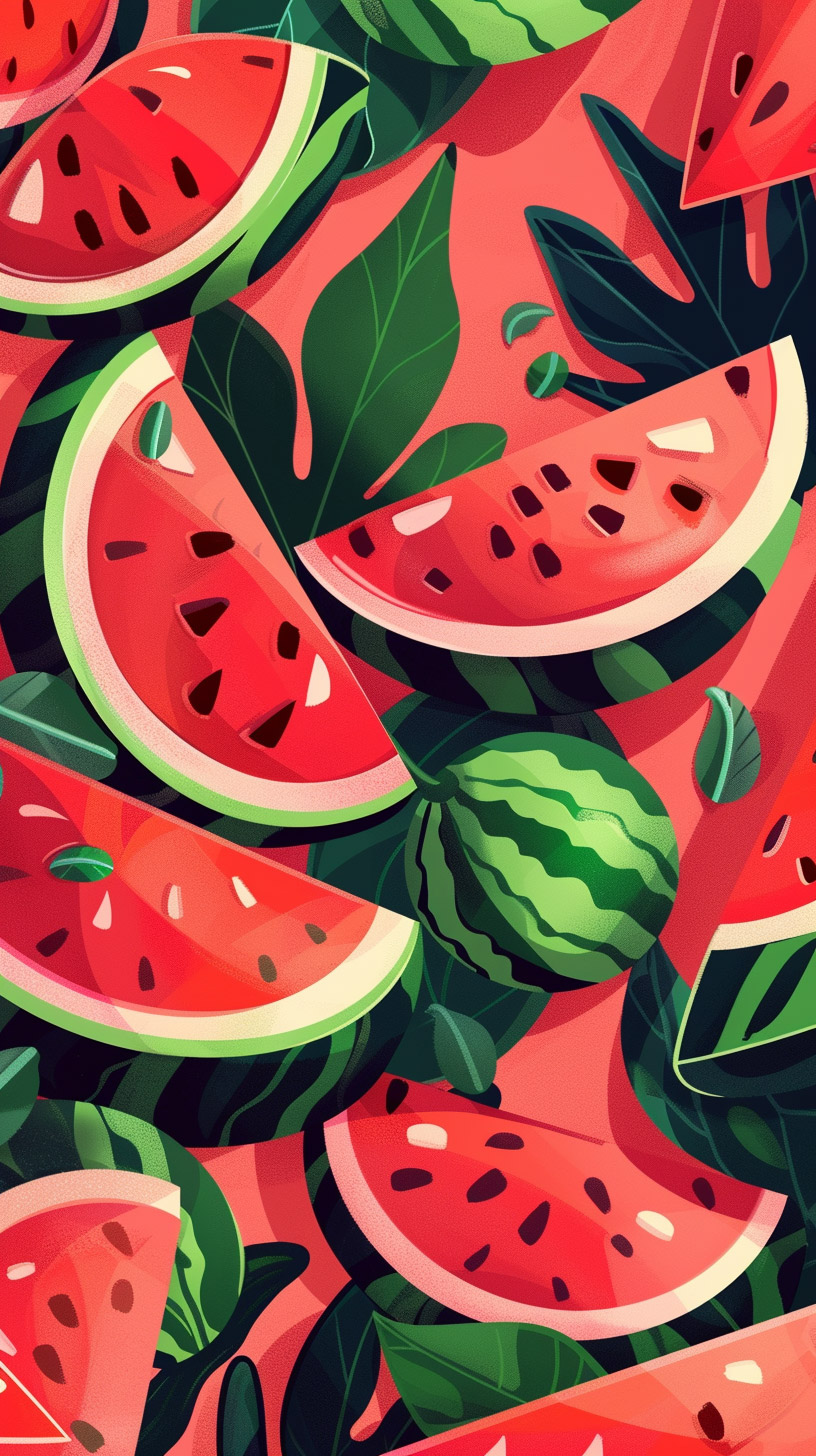 Vibrant Watermelon Image for Your Mobile Wallpaper