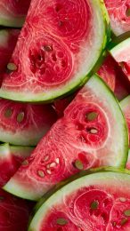 Refreshing Watermelon Slice HD Mobile Wallpaper for iPhone