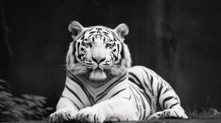 Free 4K White Tiger Digital Background Downloads