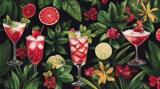 Stylish HD Pics of Cocktails for Digital Backgrounds