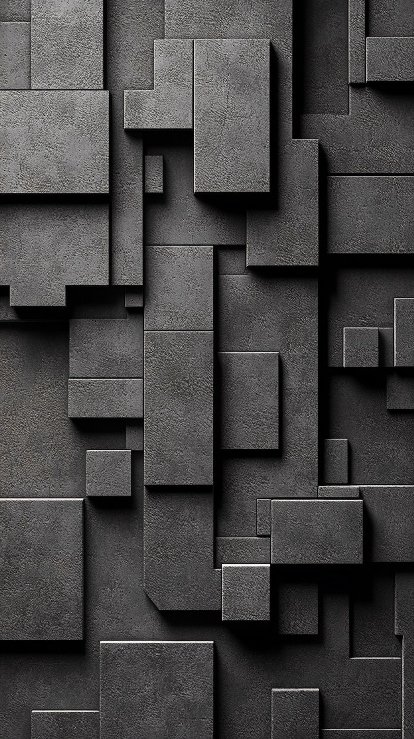 Dark Geometric Digital Backgrounds for Stylish Phones