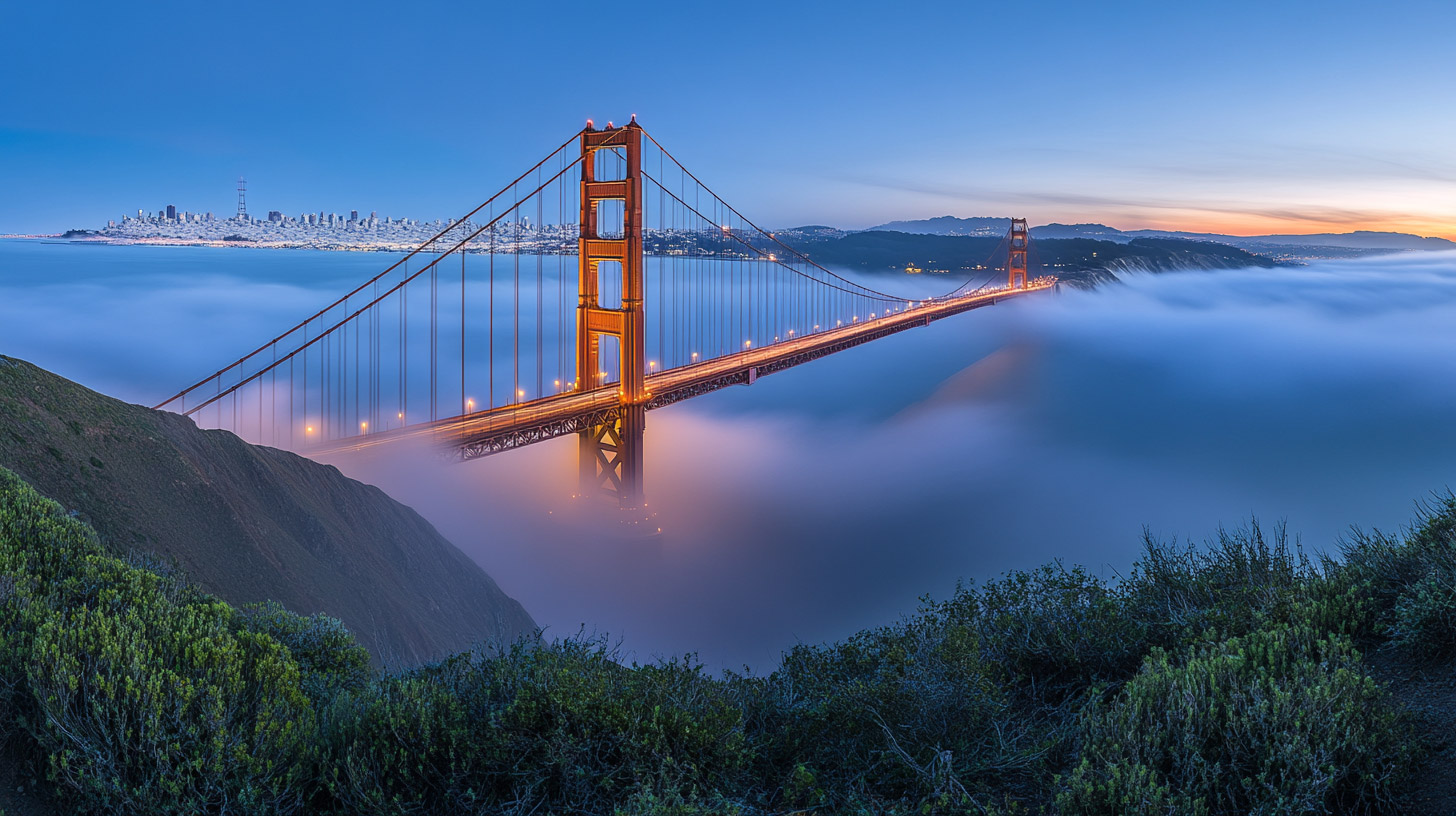 High Quality Golden Gate Bridge HD Backgrounds for Free