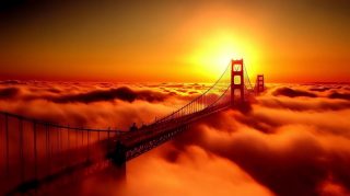 Vibrant Golden Gate Bridge Photos for Desktop Background