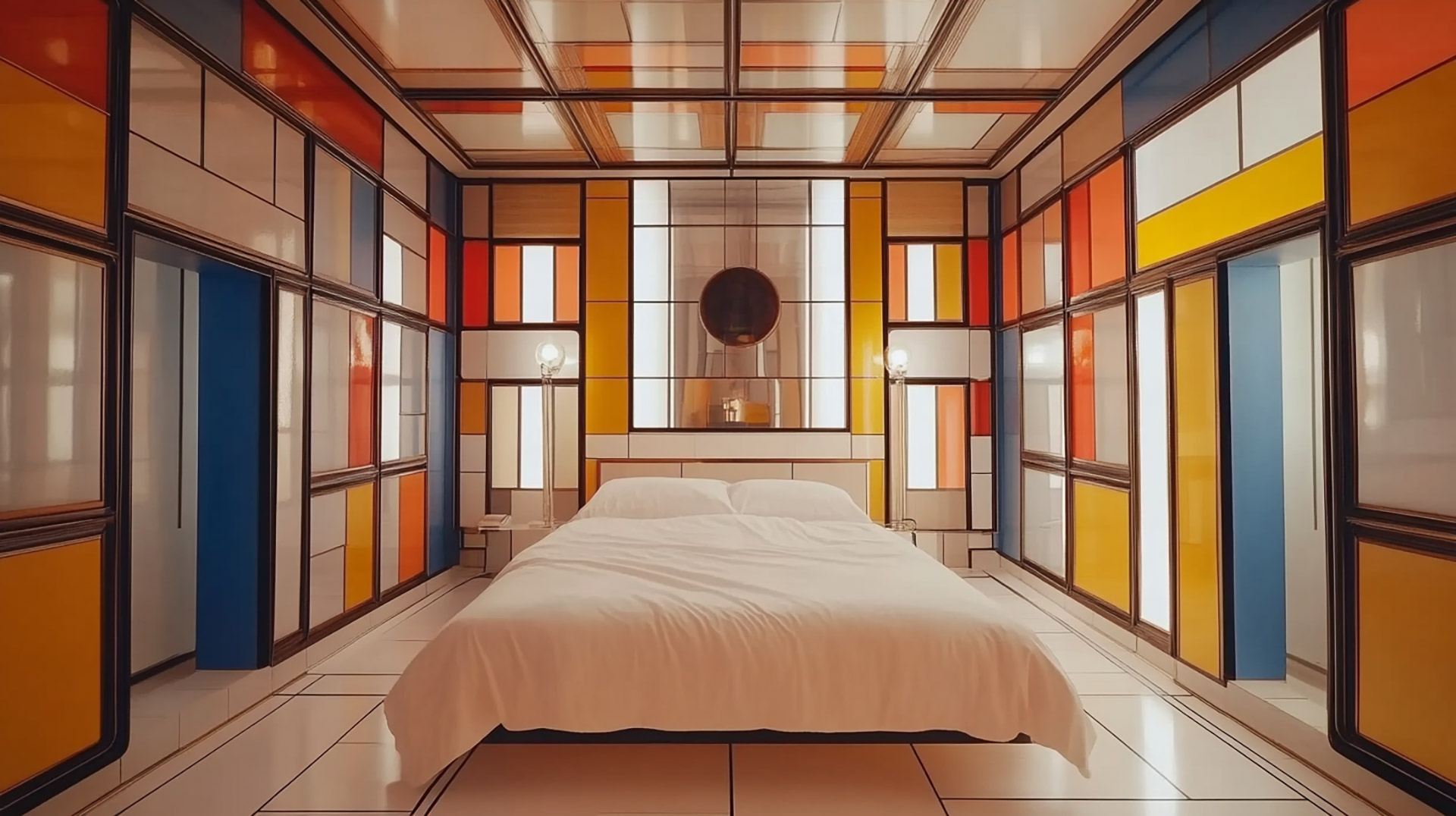 Free 4K Mondrian Wallpaper: Artistic Digital Background