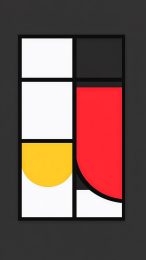 AI-Generated Mondrian HD Mobile Wallpaper for iPhone