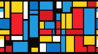 4K Piet Mondrian Digital Background for PCs