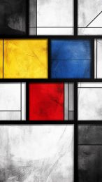 Piet Mondrian HD Mobile Wallpaper for iPhone