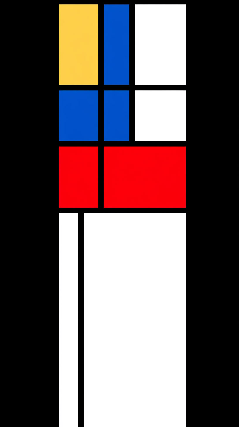 Piet Mondrian-Inspired Images for Your Smartphone Background