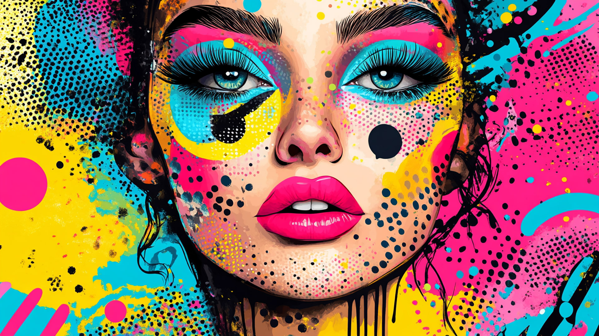 Ultra HD Pop Art Wallpaper for 16:9 Screens