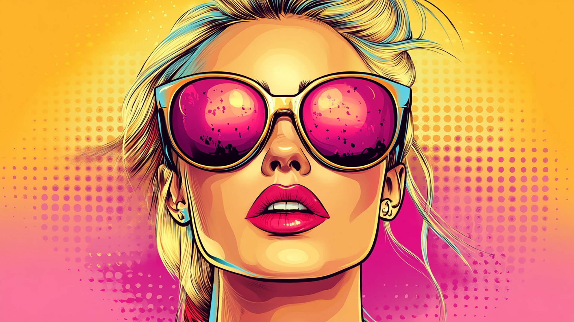 Ultra HD Pop Art Digital Backgrounds for PC Wallpapers