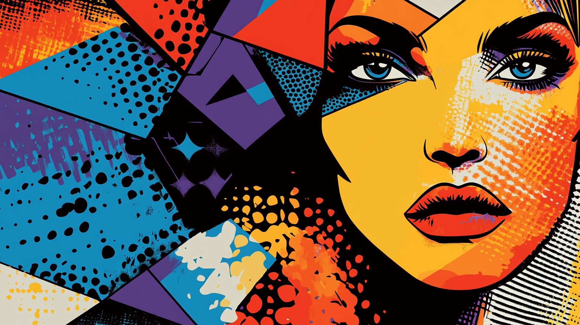 8K Retro Pop Art Images: Download Free Stock Photos