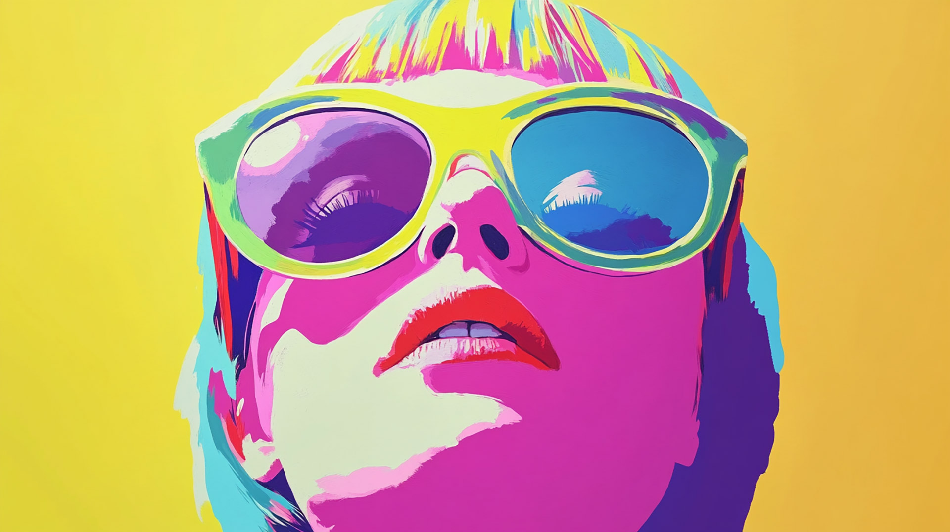 Vibrant Retro Pop Art Stock Photos for 8K Displays