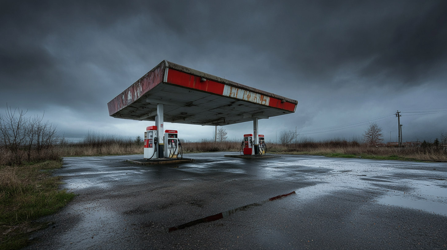 Free Abandoned Gas Station HD Pics for Download