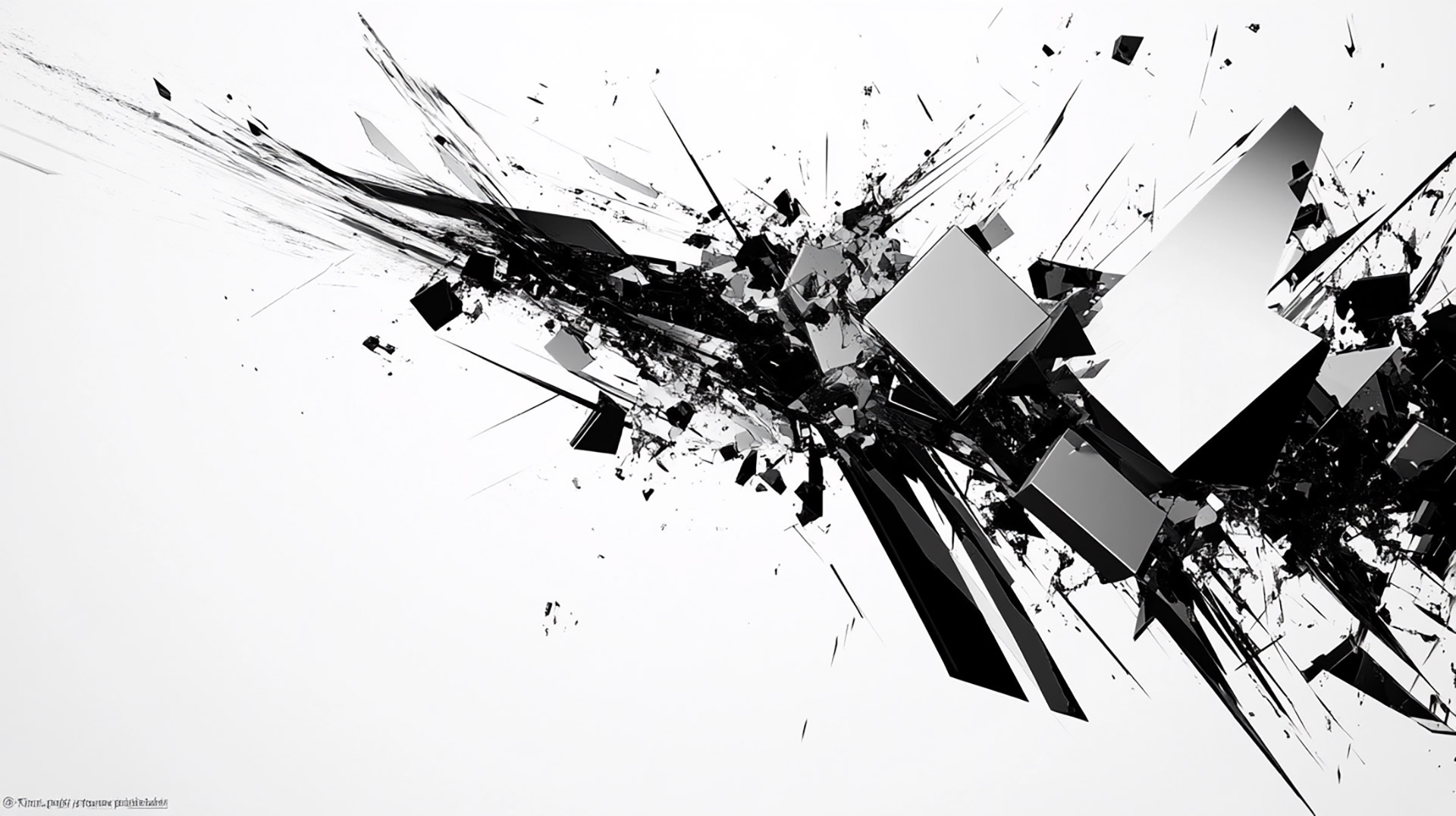 Abstract Black and White Gaming Wallpaper for Free Download