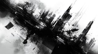 Amazing 8K Abstract Black and White Wallpaper for Desktop