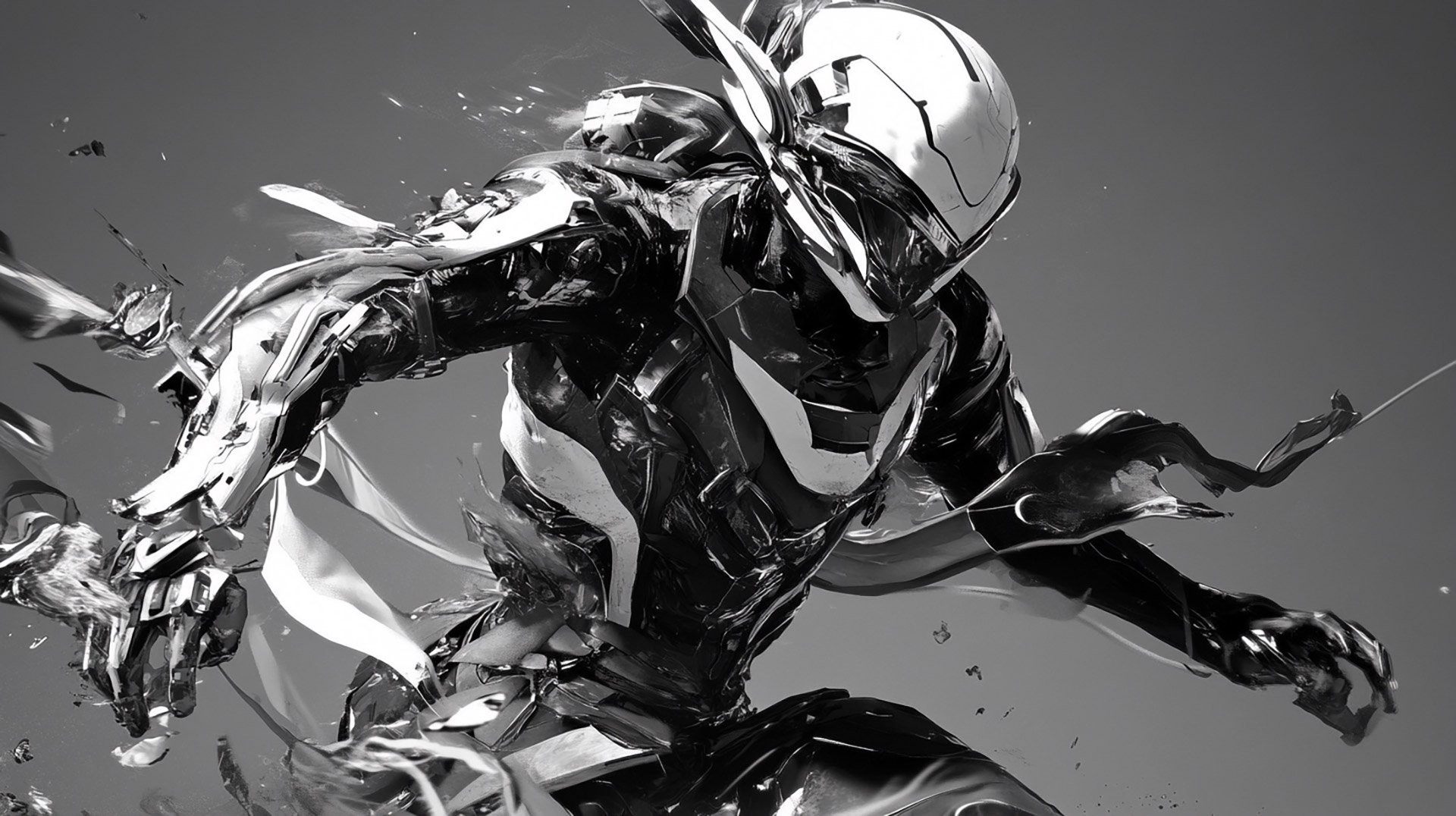 Pictures of Abstract Black and White Gaming Wallpapers