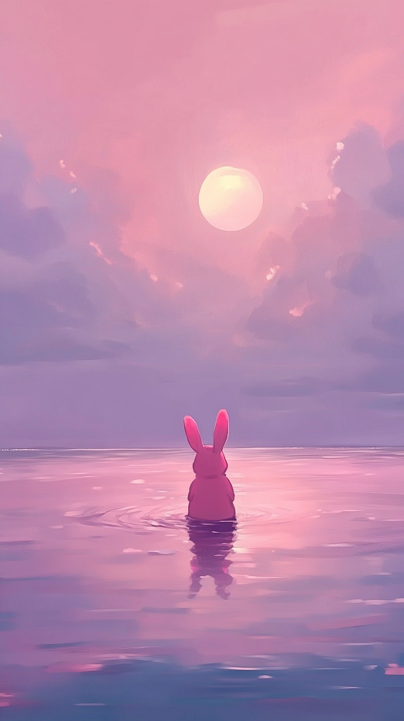 Cute Aesthetic Pink Bunny Photos for Android Downloads