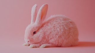 Download Free HD Pink Bunny Wallpaper for PC