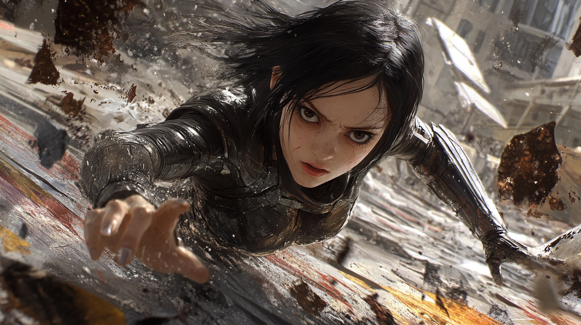 Stunning Alita Battle Angel Digital Background Images