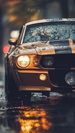 Vibrant American Muscle Car Images for 9:16 Screens