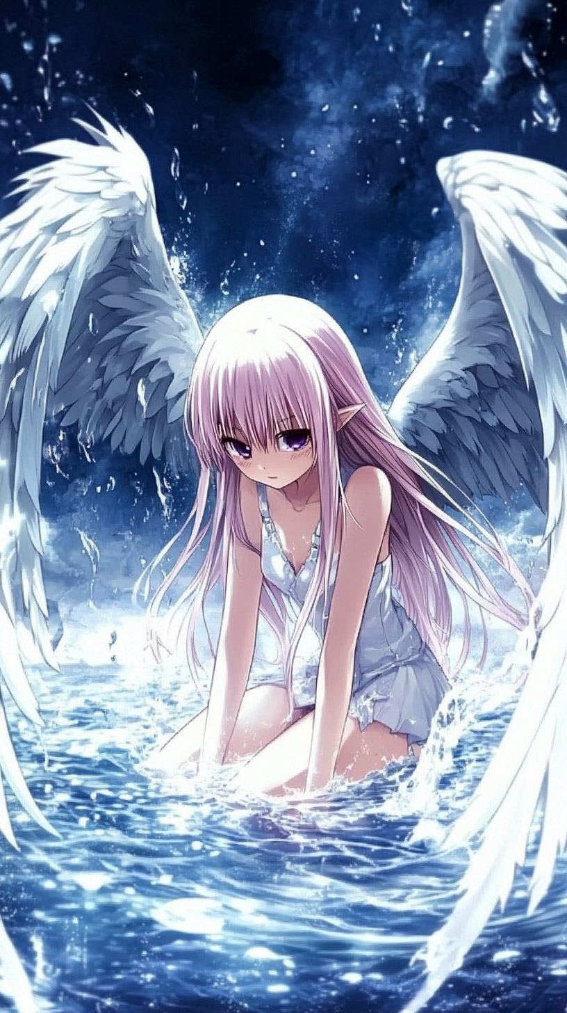 High-Quality Angel Beats Mobile Backgrounds for Samsung