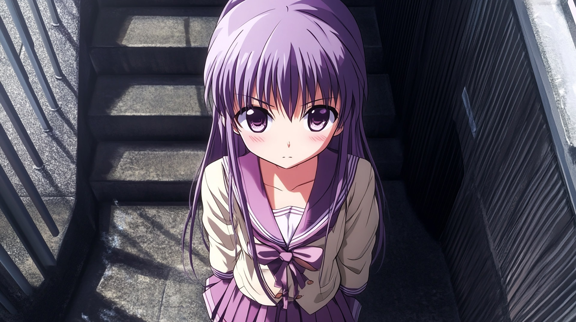 8K Angel Beats Anime Backgrounds Available for Free