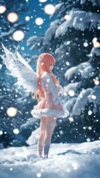 Download Free Anime Angel Background for Android Phones