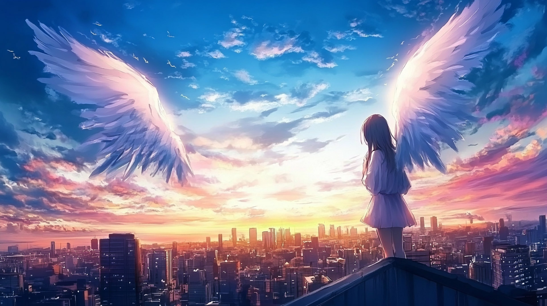 Free Download: Anime Angel HD Wallpaper for Your Desktop