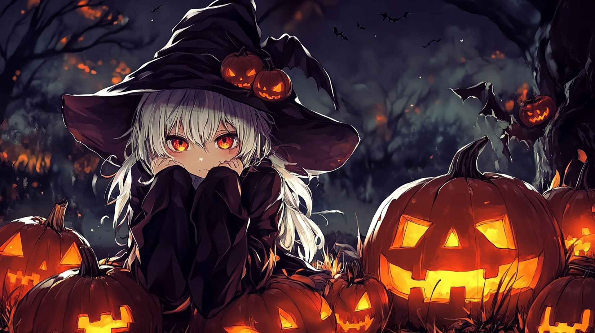 Download Free 4K Anime Halloween Wallpapers for Desktop