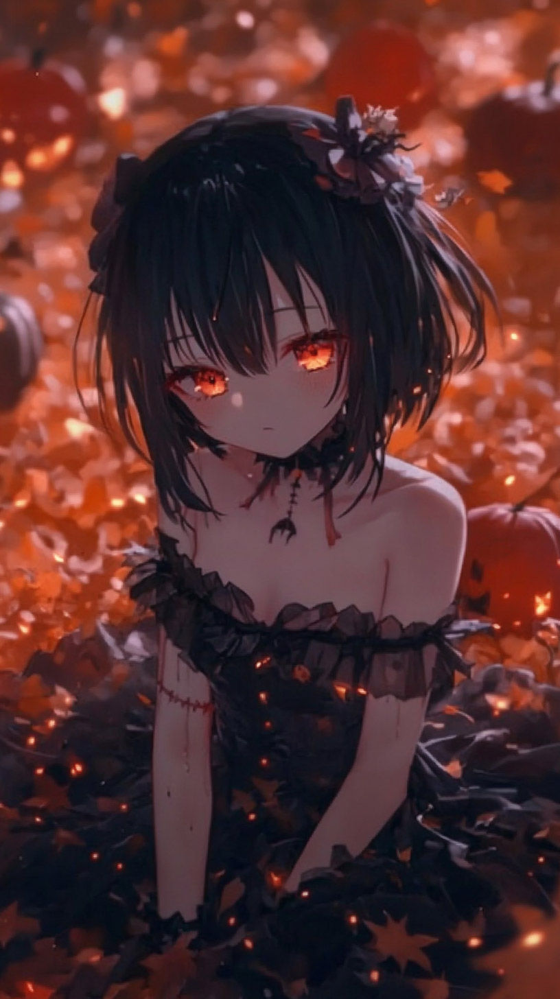 Spooktacular Anime Halloween Photos for Your Mobile Wallpaper