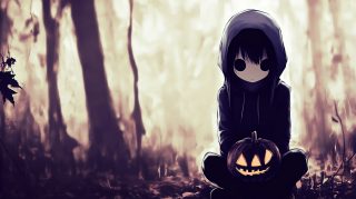 Captivating 16:9 Anime Halloween Wallpapers for PC