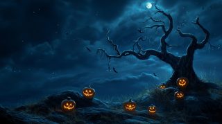 Anime Halloween Wallpaper: Free Ultra HD Desktop Background