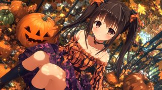 Download HD Anime Halloween Wallpaper for Your PC