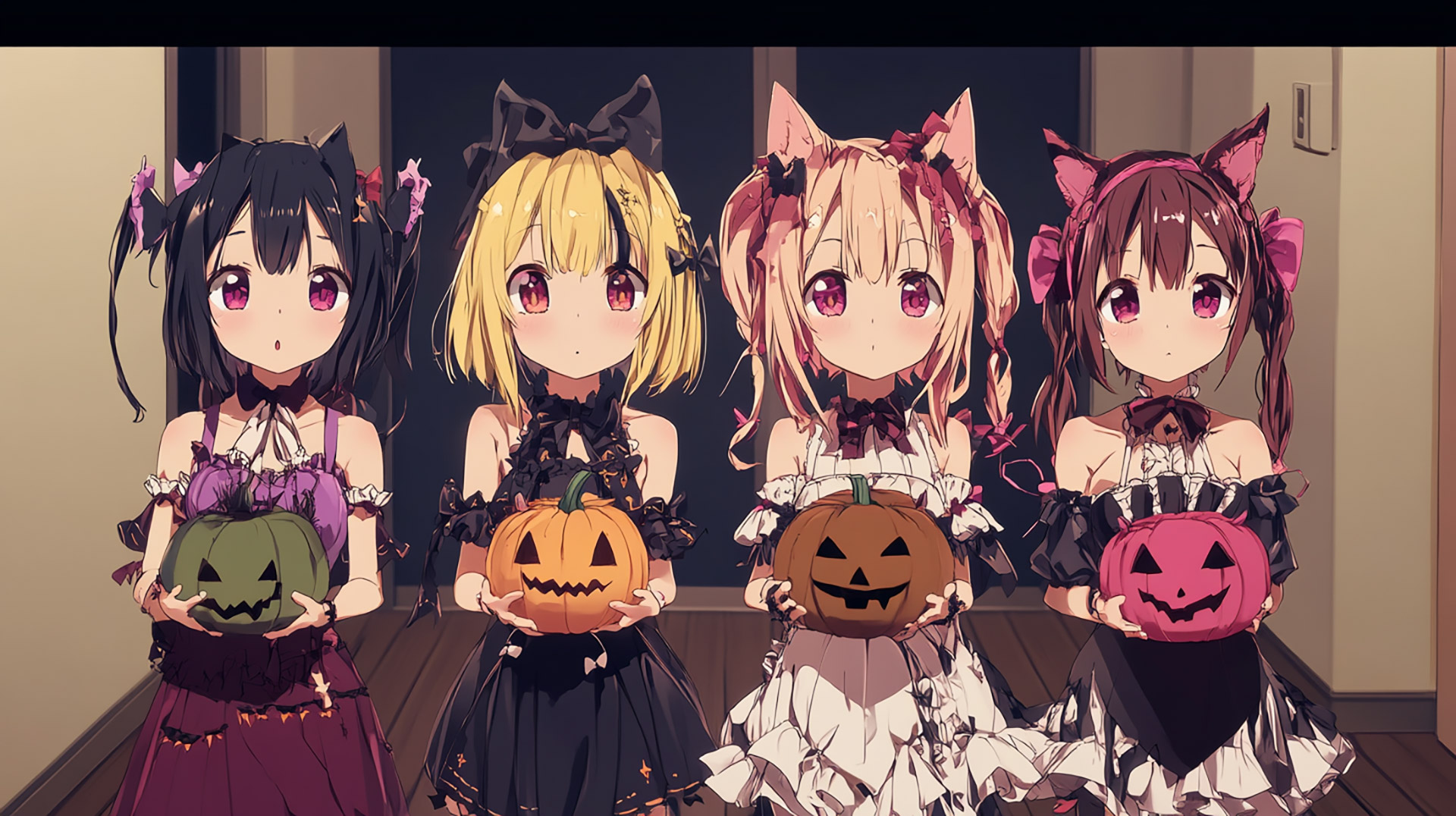 Free Wallpaper for Desktop: Halloween Anime Collection