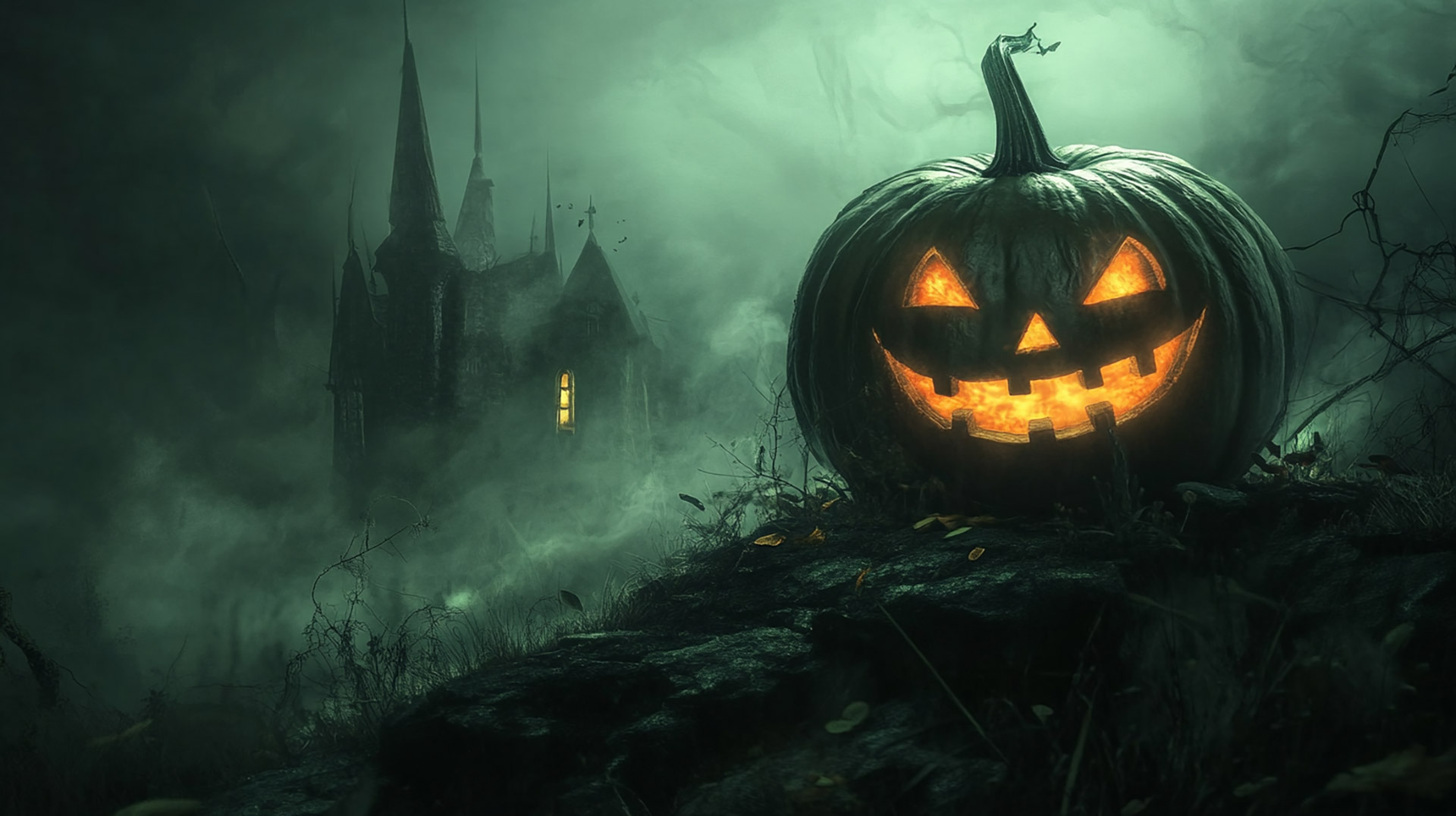 16:9 Scary Anime Halloween Wallpapers for PC Users