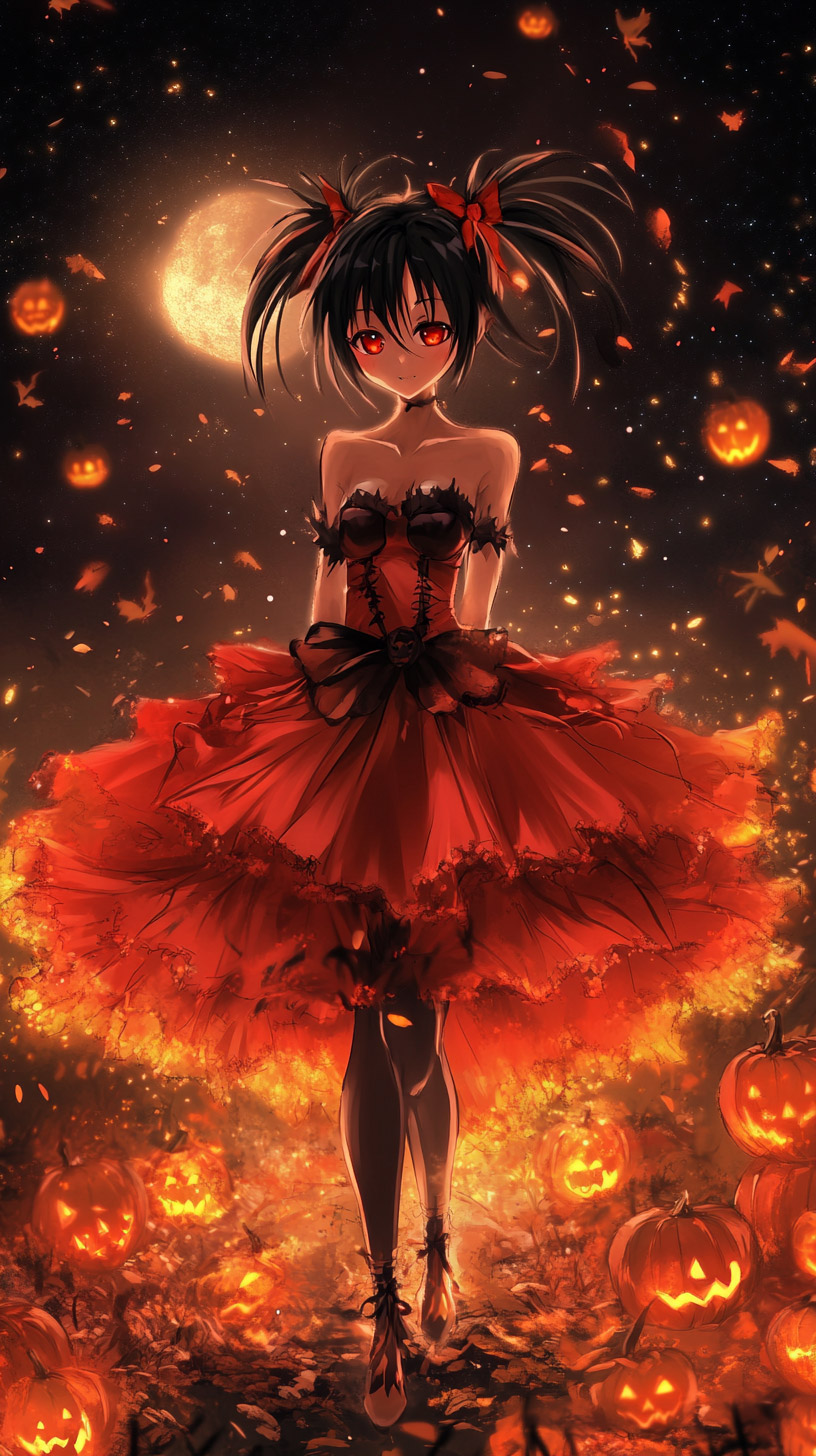 HD Mobile Wallpapers: Anime Halloween Themes for All Phones