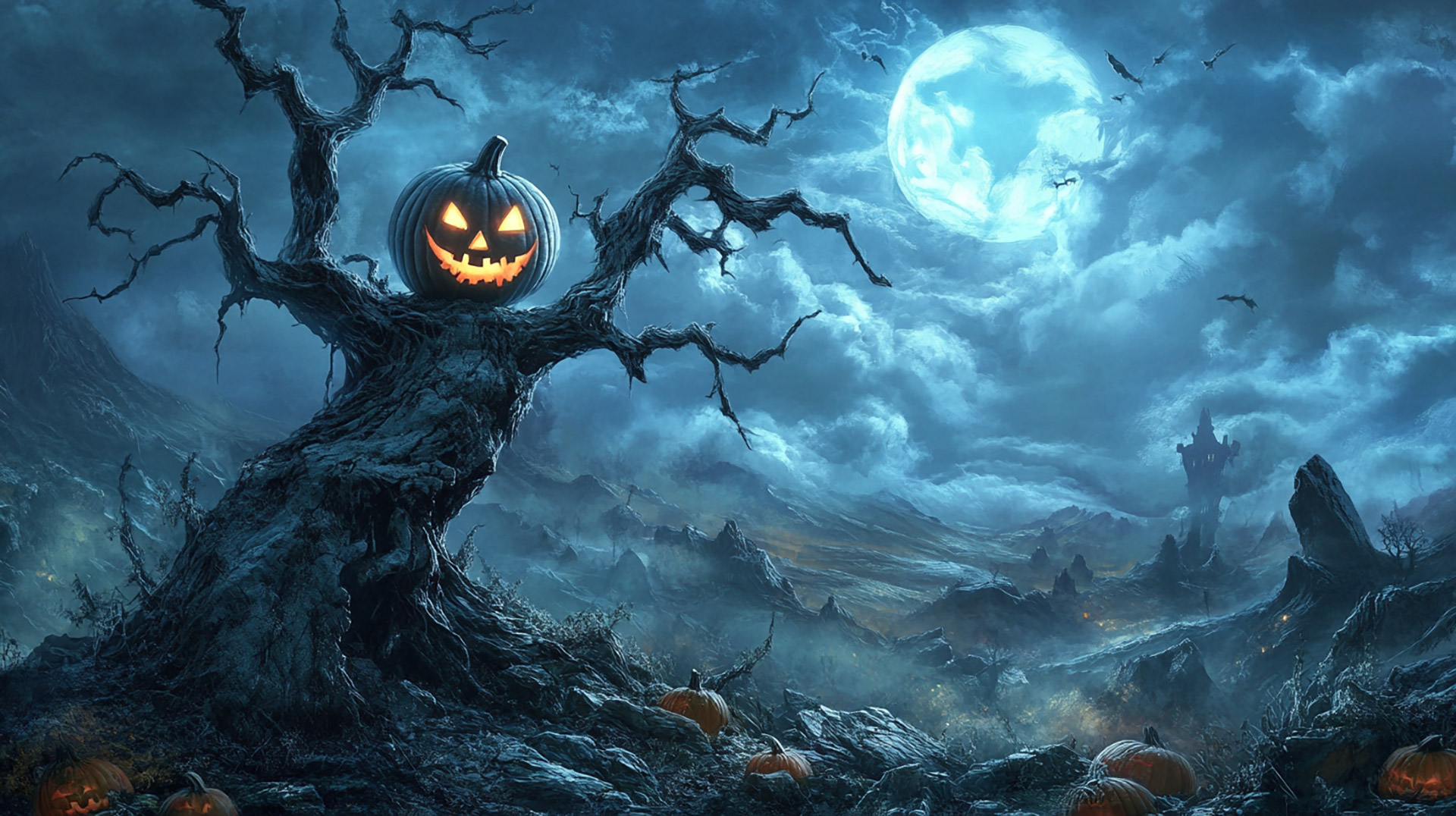 4K Anime Spooky Images: Desktop Backgrounds for Halloween