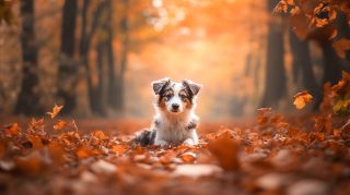 AI Wallpaper: Stunning Australian Shepherd Desktop Backgrounds