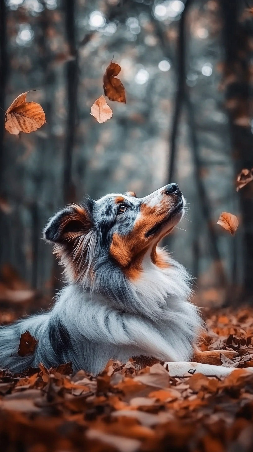 Stunning Australian Shepherd HD Wallpaper for Mobile