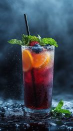 Creative AI-Generated Cocktail Wallpapers for Mobile