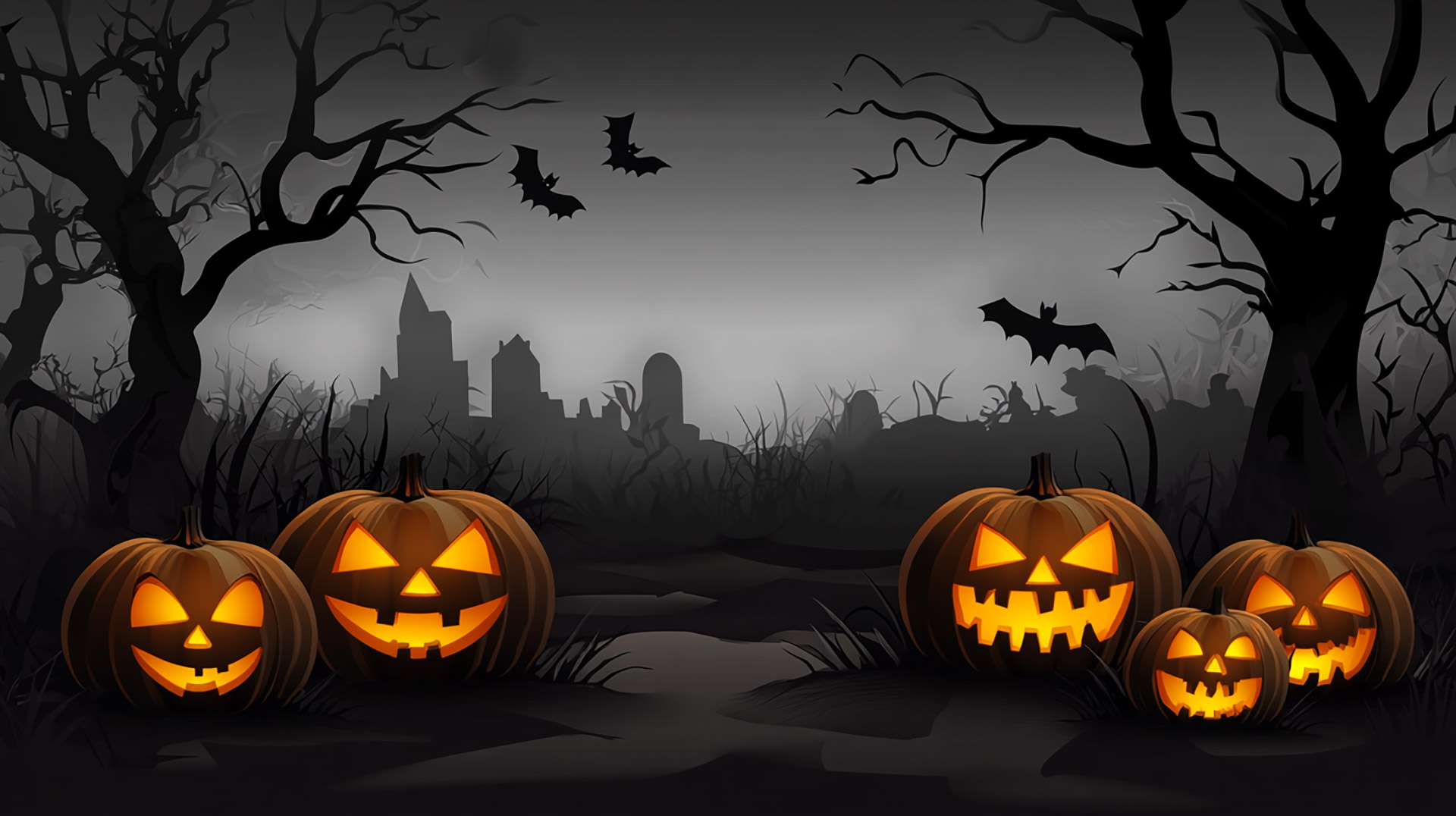 Dark and Scary Background Images for Halloween 1920x1080