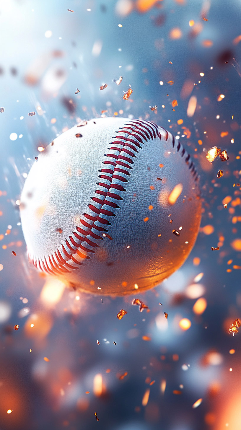 AI-Generated HD Baseball Wallpapers for iPhone Users