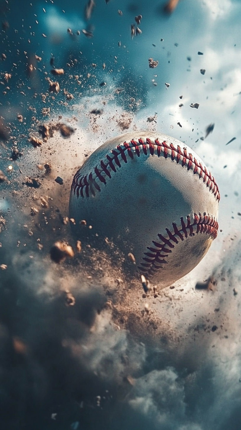 Mobile Wallpapers: Vibrant Baseball Pictures in 9:16