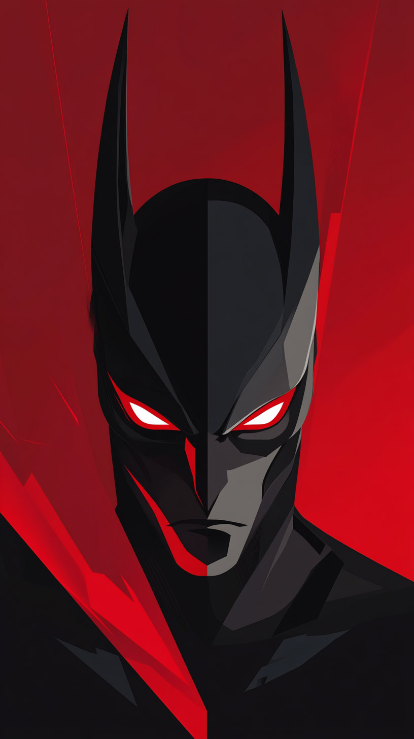 Stunning Batman Beyond HD Mobile Wallpaper for iPhone