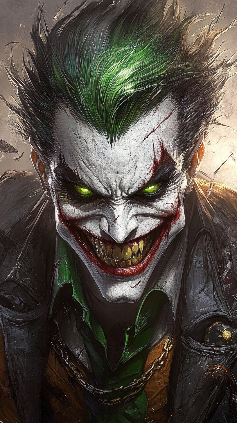 Batman vs Joker HD Mobile Wallpaper for iPhone